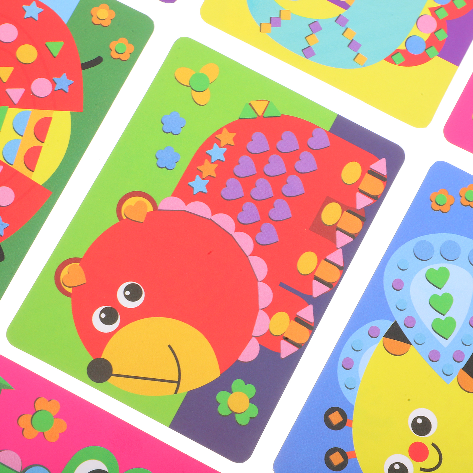Art Craft For Preschool - 1 Set EVA Foam Stickers Puzzle