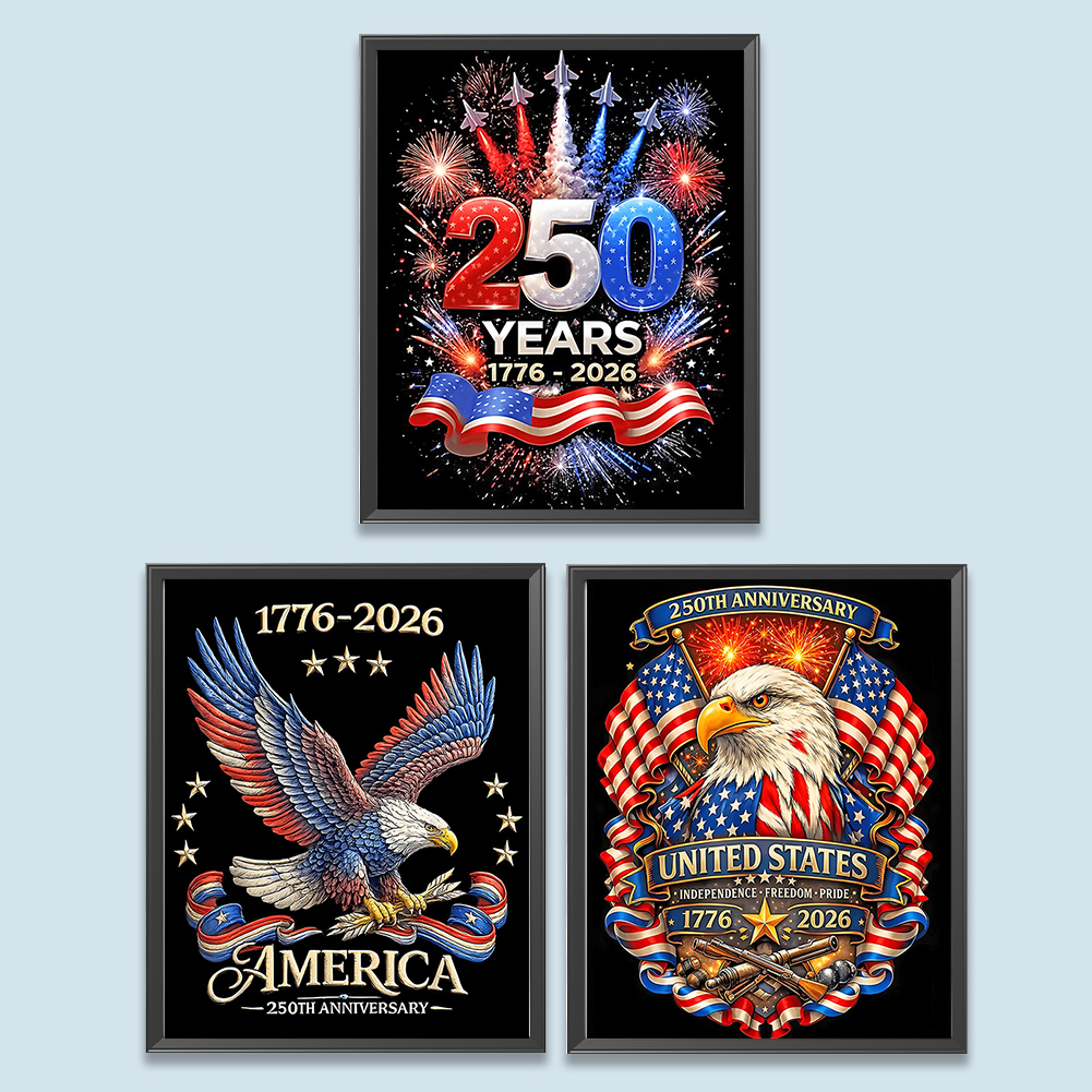Art And Craft Independence Day - Independence Day Full DIY 5D Round