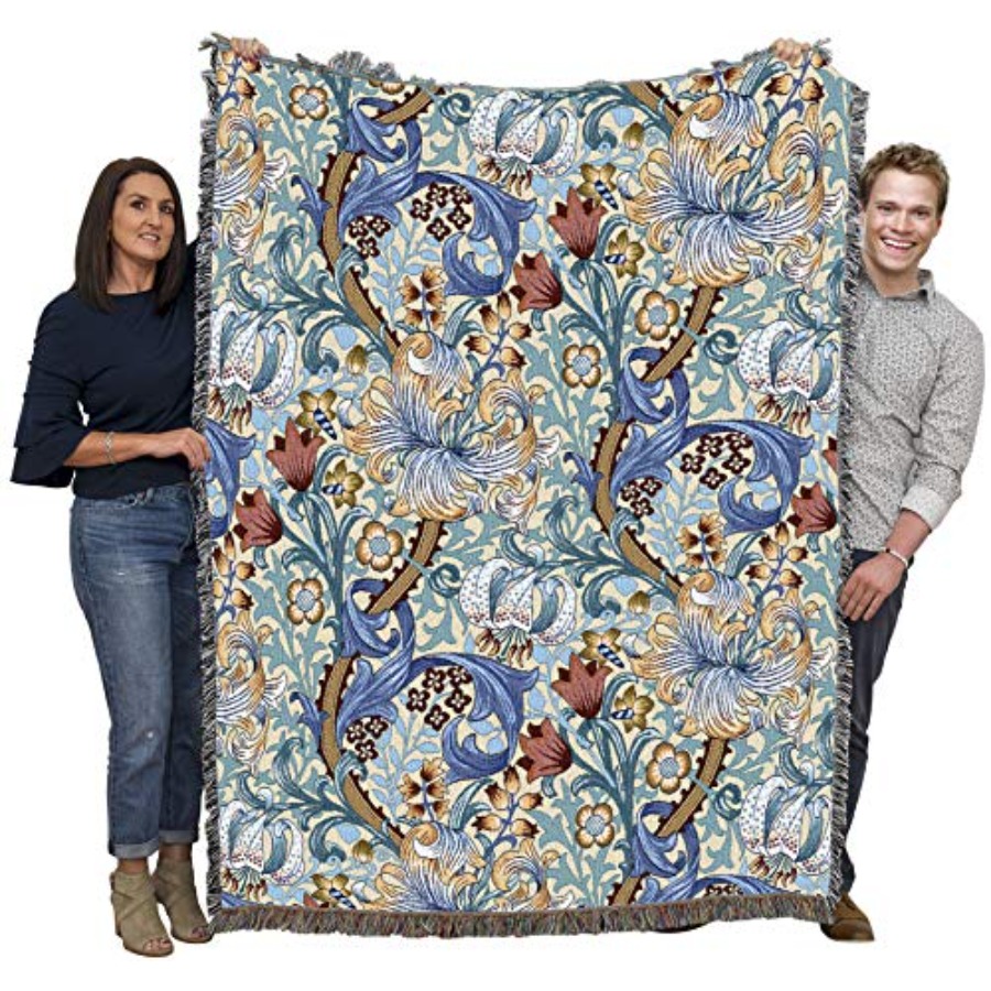 Art Craft William Morris - William Morris Golden Lily Blanket -