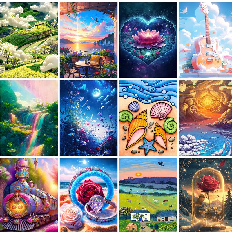 Art Craft Ideas For Adults - GATYZTORY Painting By Numbers Craft Kit