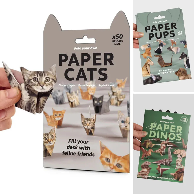 Art Craft Cat - Creative DIY Origami Paper Set 50