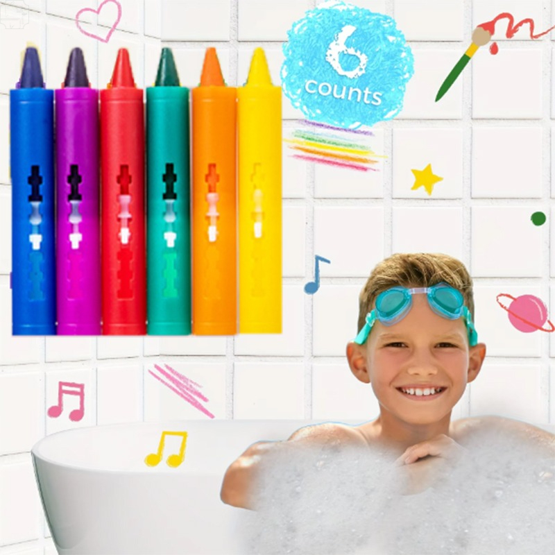 Art Craft 5 Year Old - Washable Bath Child Crayons Set Colorful