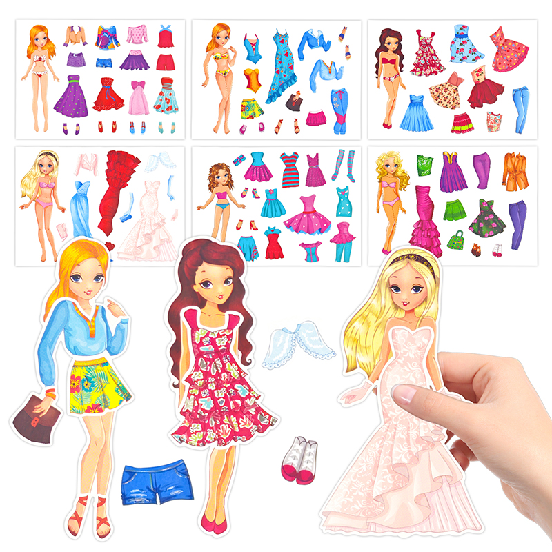 Art Craft For Preschool - Dress Up Stickers Make Your Own