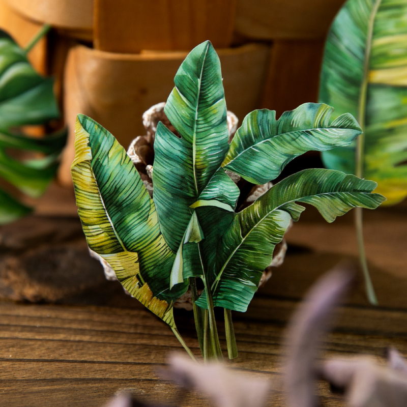 Art Craft With Leaves - Journal GO 20pcs Golden Autumn Fallen
