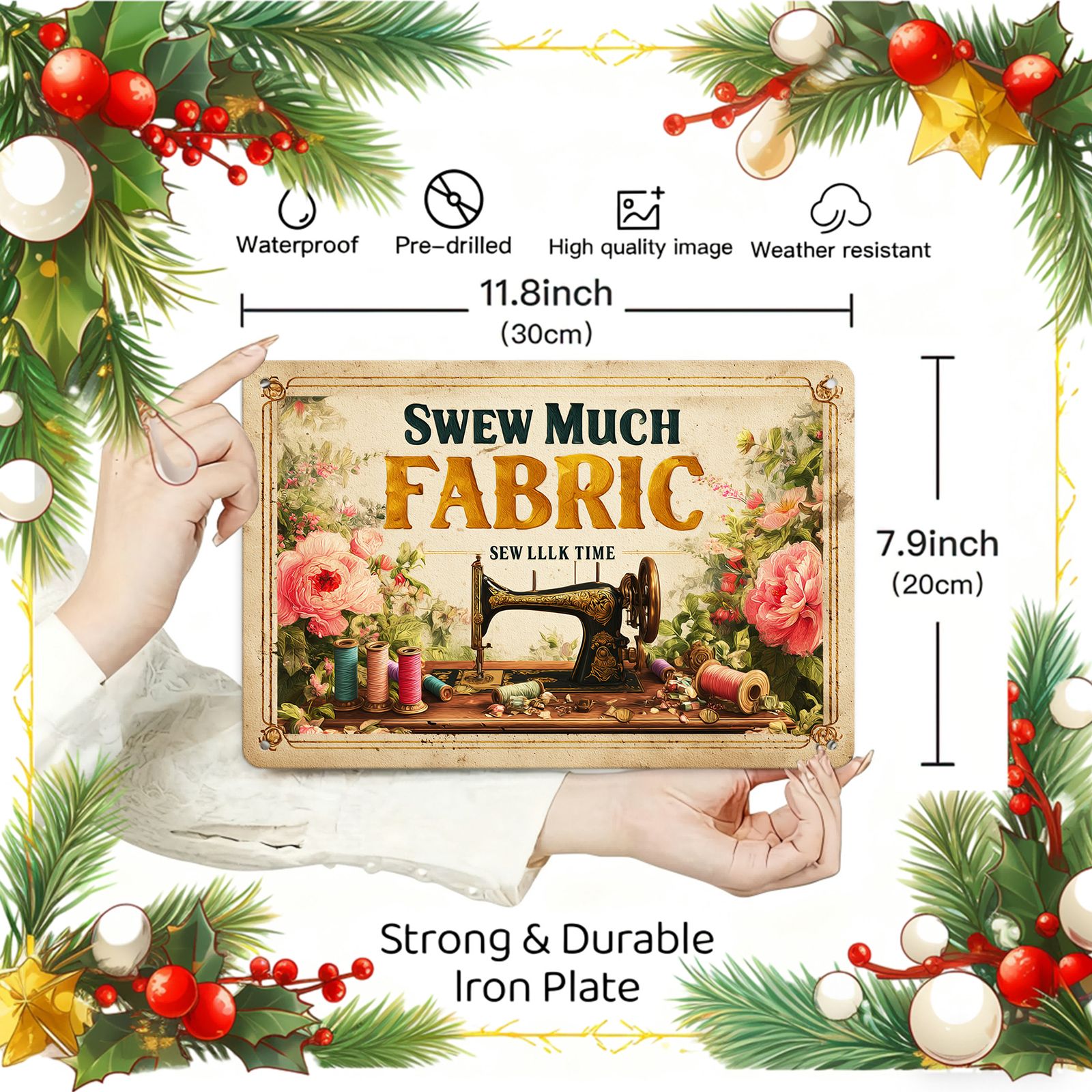 Art Craft Shop - 2D Flat Inch Retro Sewing Machine