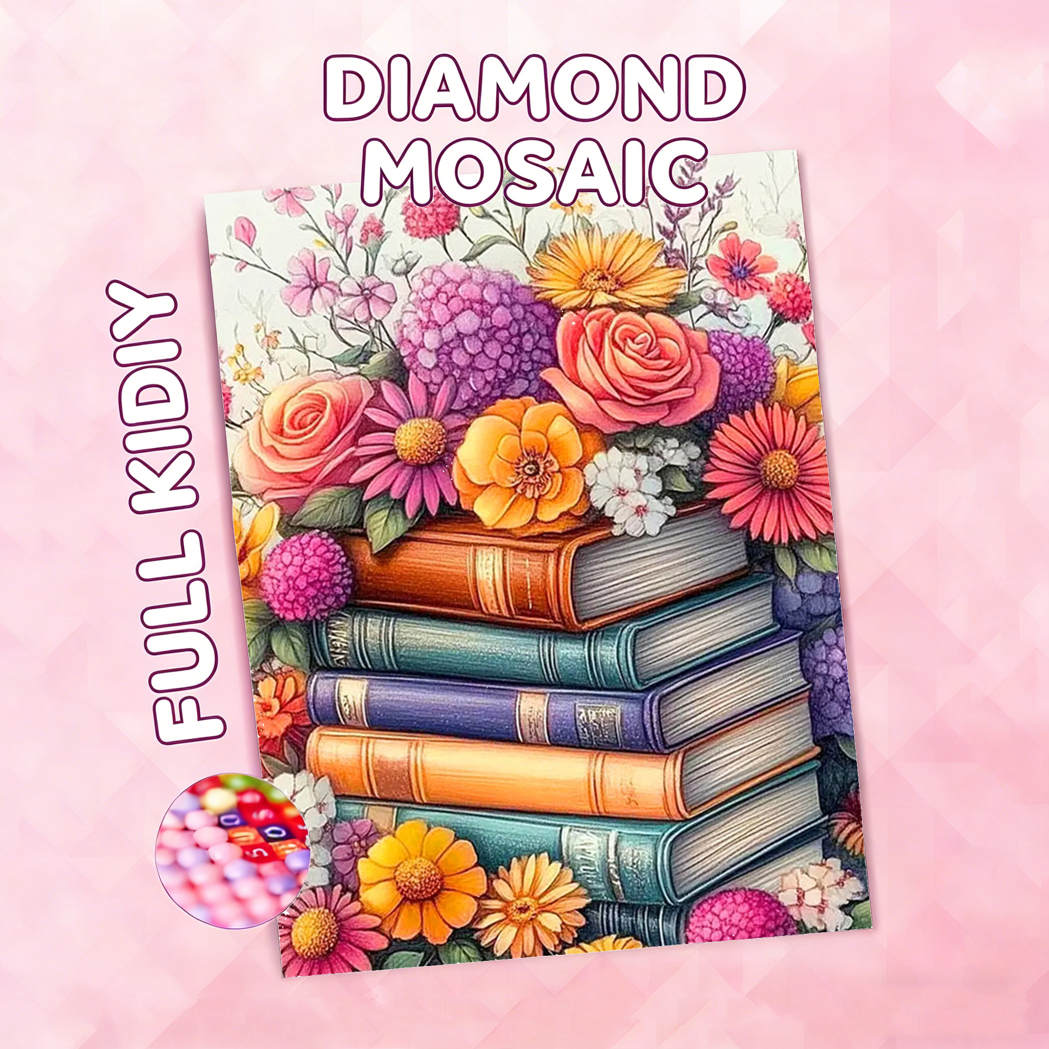 Art Craft Rose - AZQSD Diamond Painting Rose Flower Book