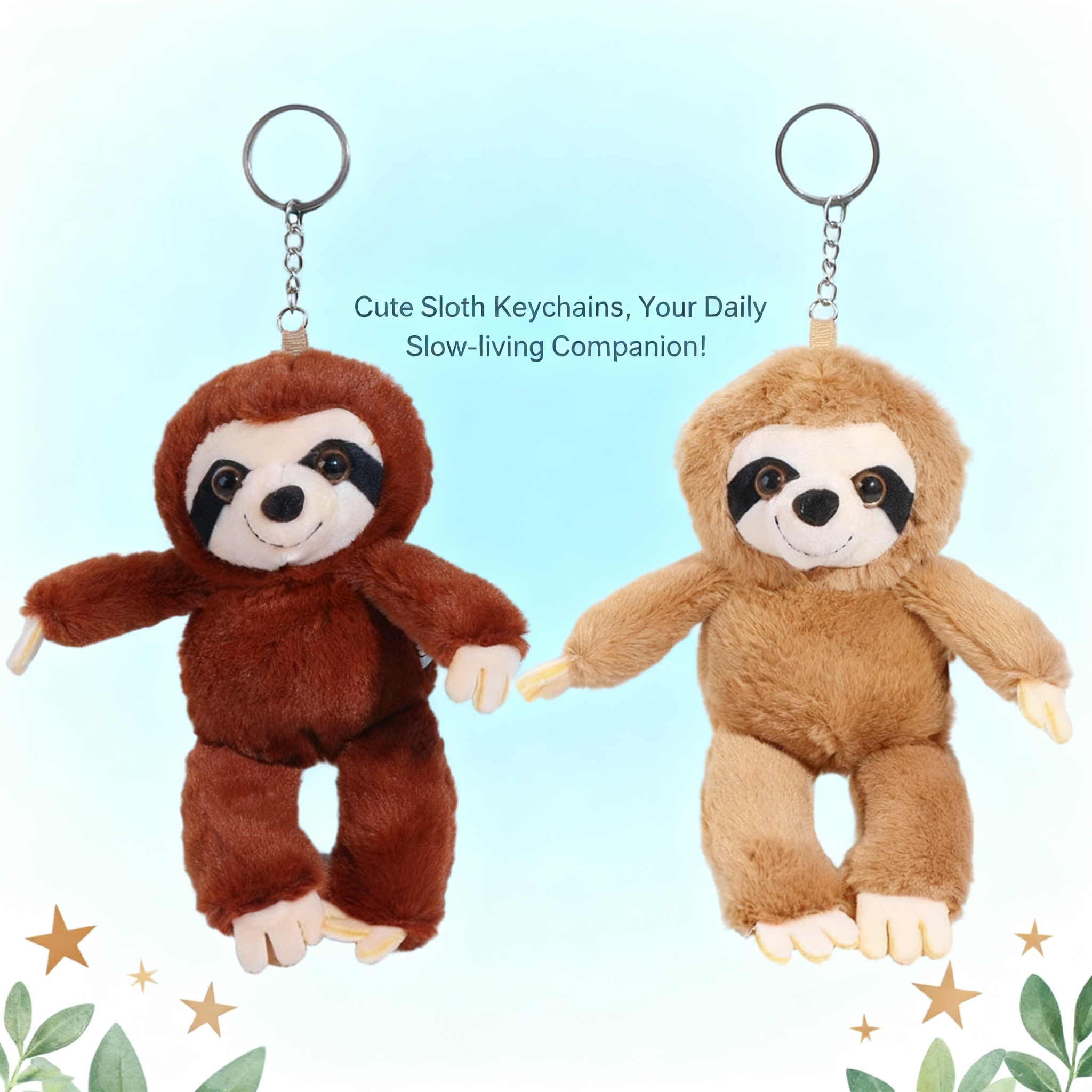 Art Craft Eyes - Big Eyes Sloth Plush Toy Stuffed