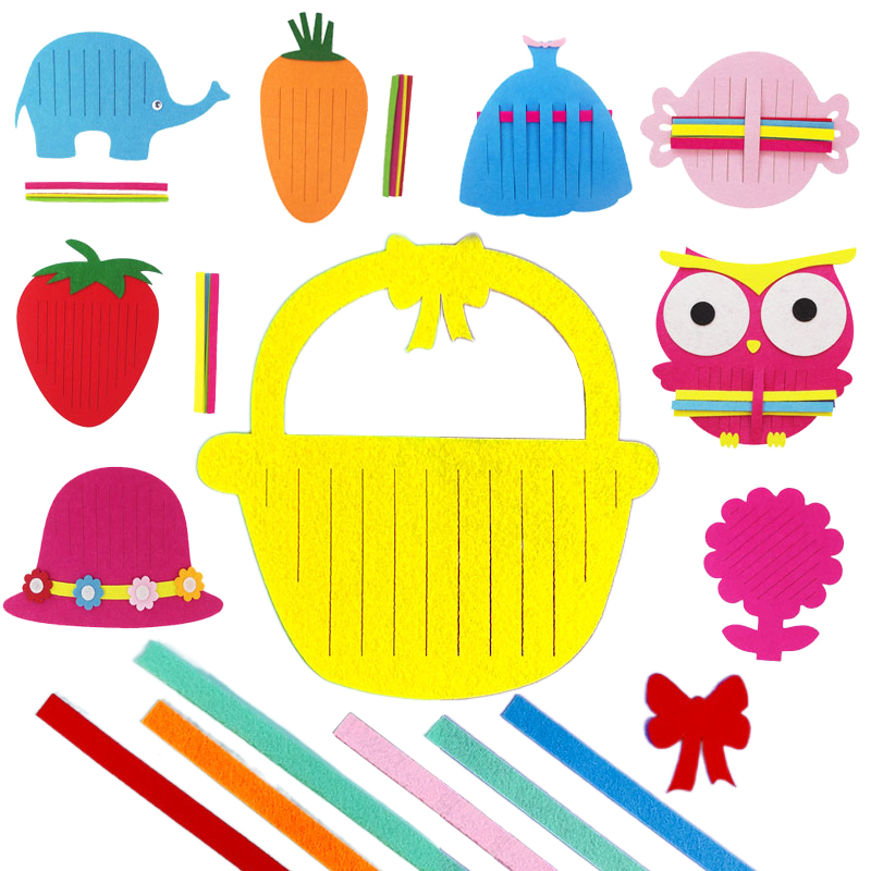 Art Craft 5 Year Old - Children Handmade Weaving Toys Non-woven Weaving