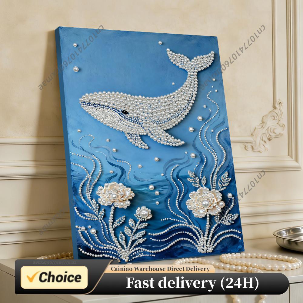Art Craft Ideas For Adults - DIY Pearl Diamond Dots Paintings Picture