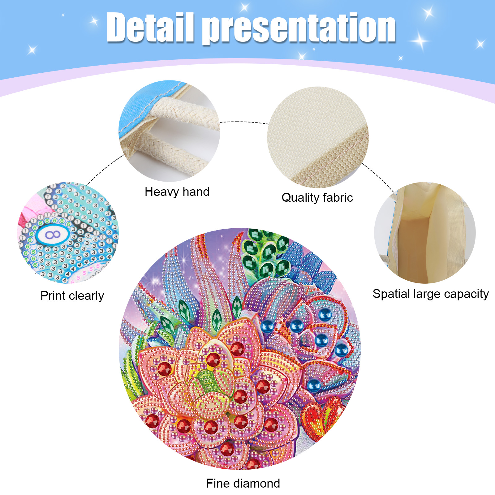 Diamond Art Painting Handbag K - Art Craft Shop ulasan dan harga