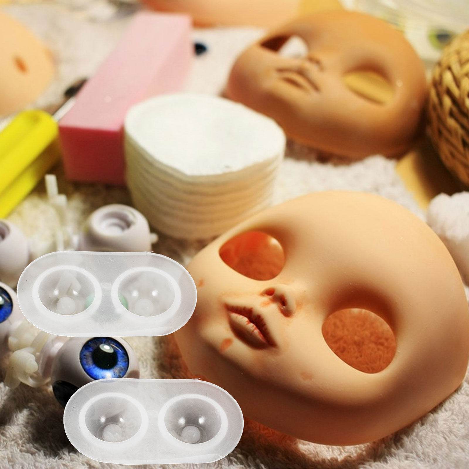5Pcs Eyeball Mold for DIY Resi - Art Craft Eyes ulasan dan harga