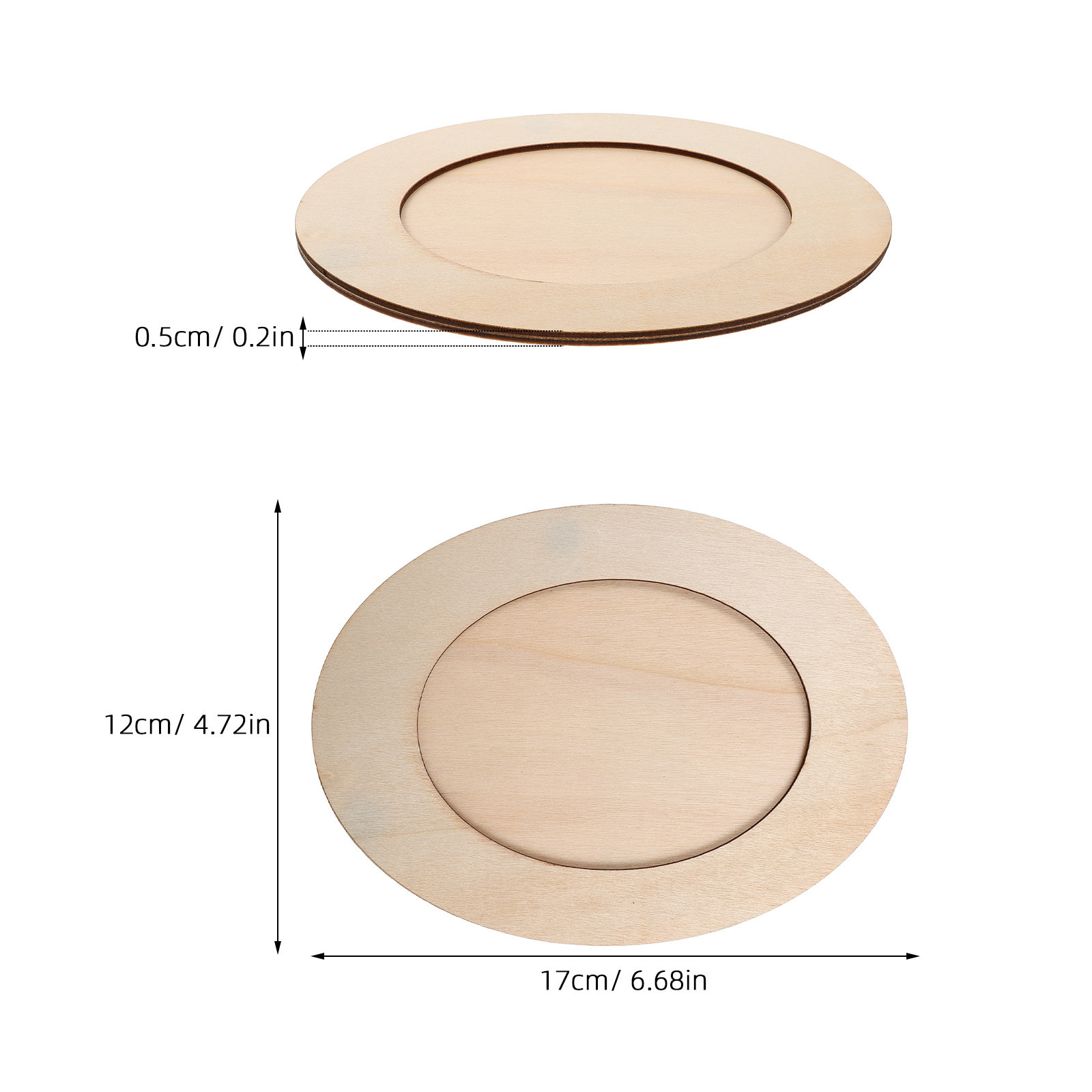 Unfinished Wooden Oval Photo F - Art Craft For Preschool ulasan dan harga