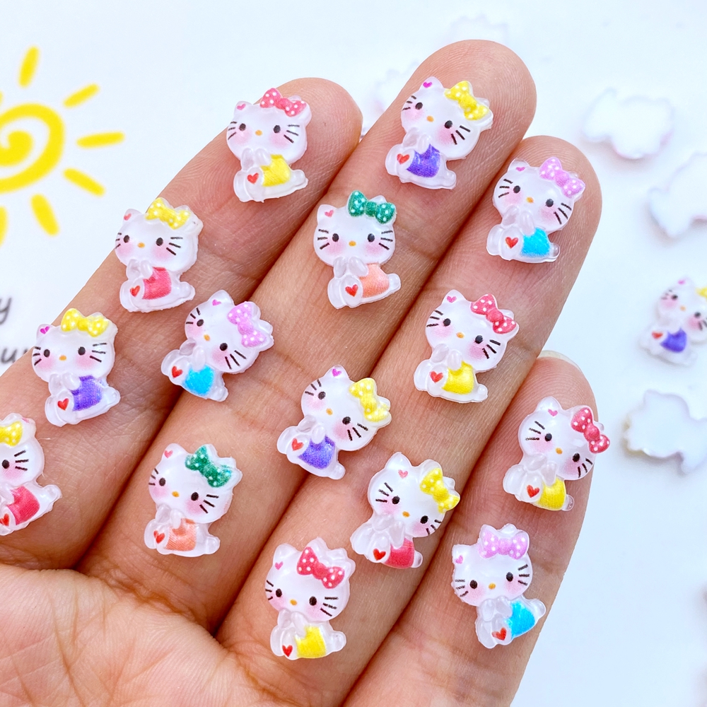 50 pieces of resin shiny mini  - Art Craft Cat ulasan dan harga