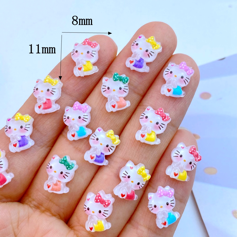 50 pieces of resin shiny mini  - Art Craft Cat ulasan dan harga