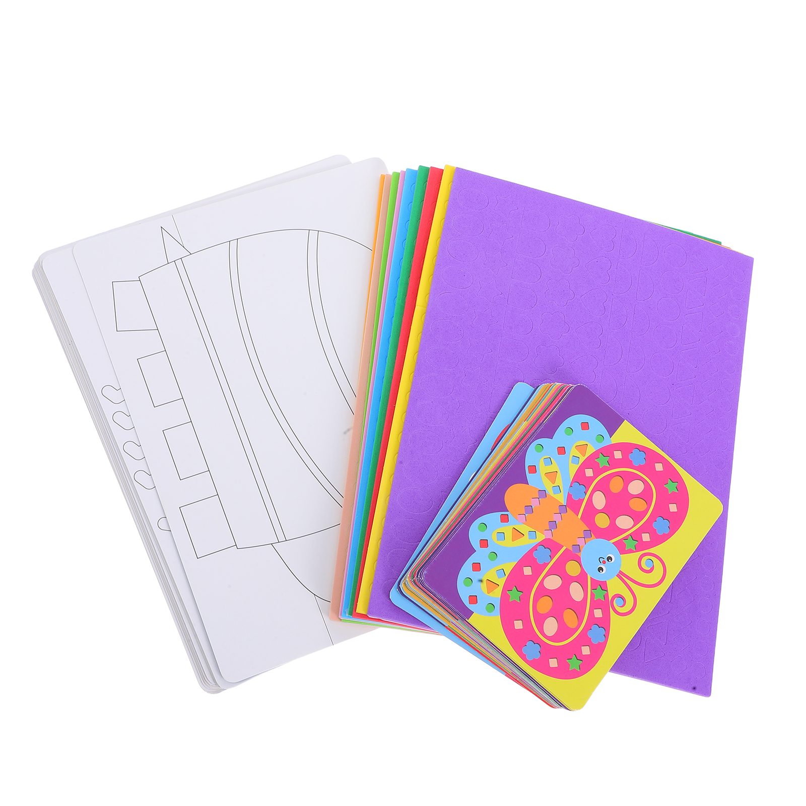 1 Set EVA Foam Stickers Puzzle - Art Craft For Preschool ulasan dan harga