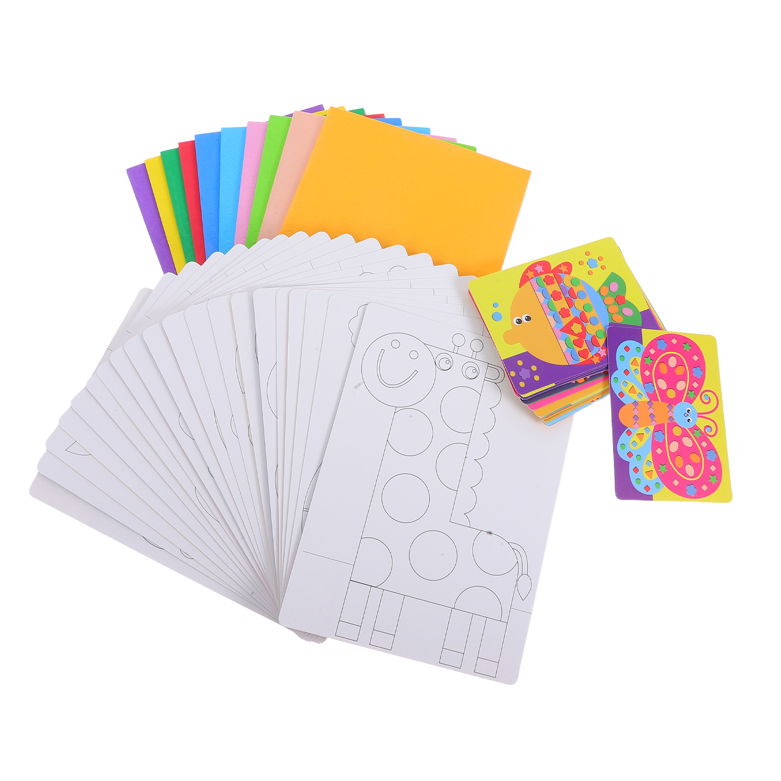 1 Set EVA Foam Stickers Puzzle - Art Craft For Preschool ulasan dan harga