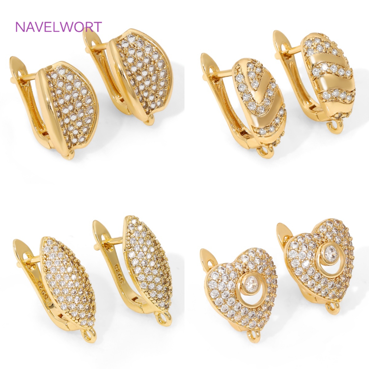 18K Gold Plated Brass Earwires - Art Craft Diy ulasan dan harga