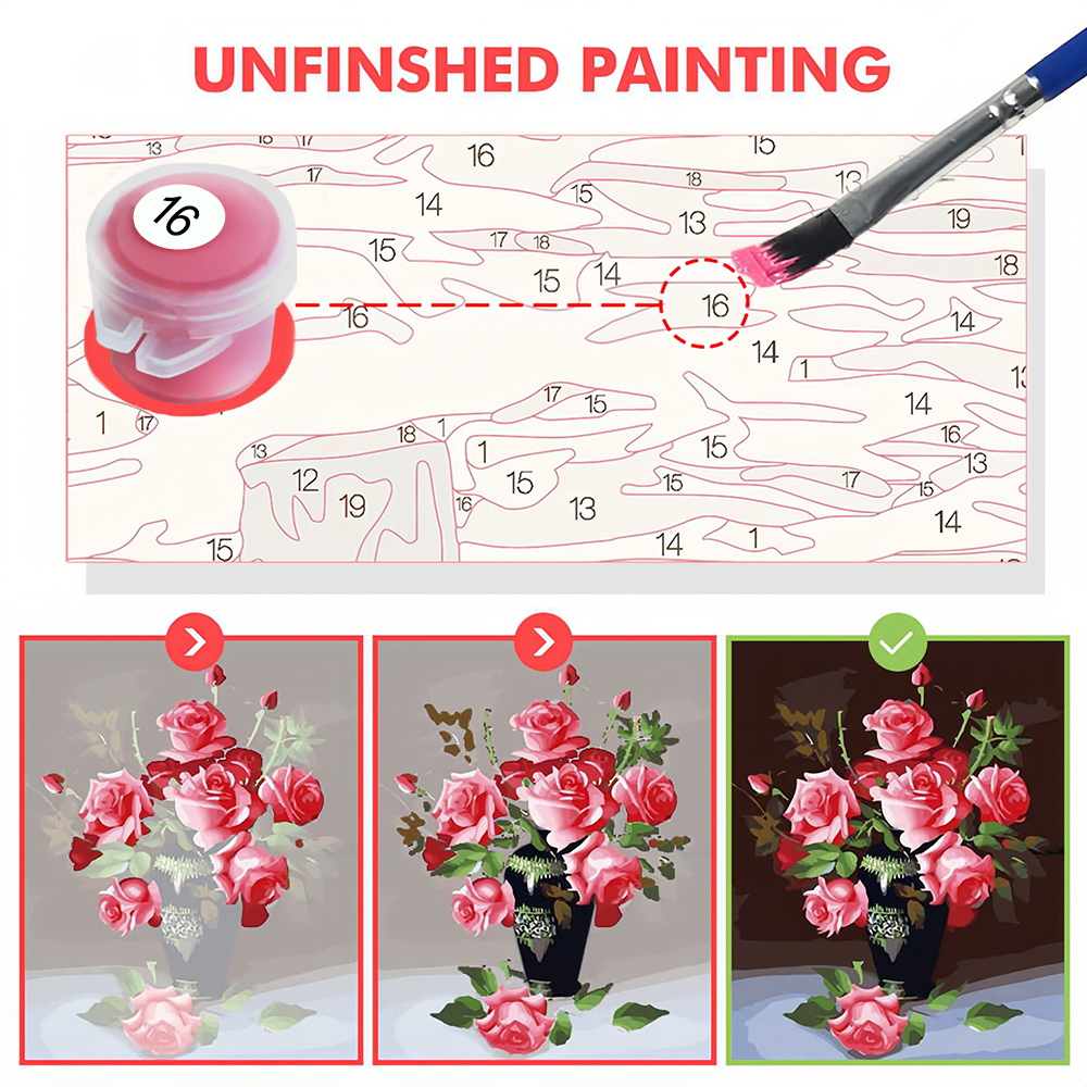 DIY Digital Oil Painting Cat K - Art Craft Cat ulasan dan harga