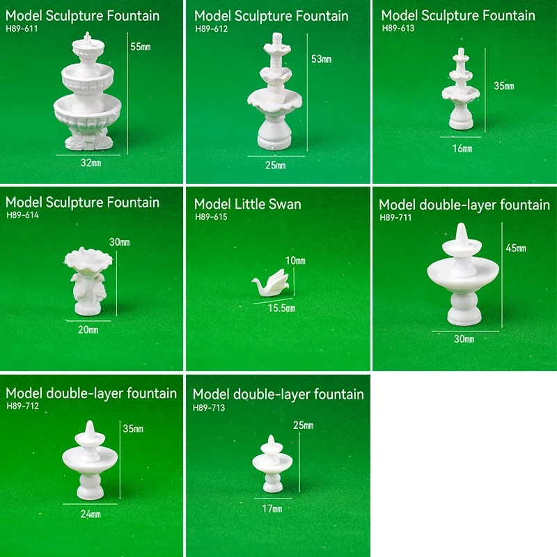 2Pcs Model Statue HO 1:87 Scul - Art Craft 5 Year Old ulasan dan harga