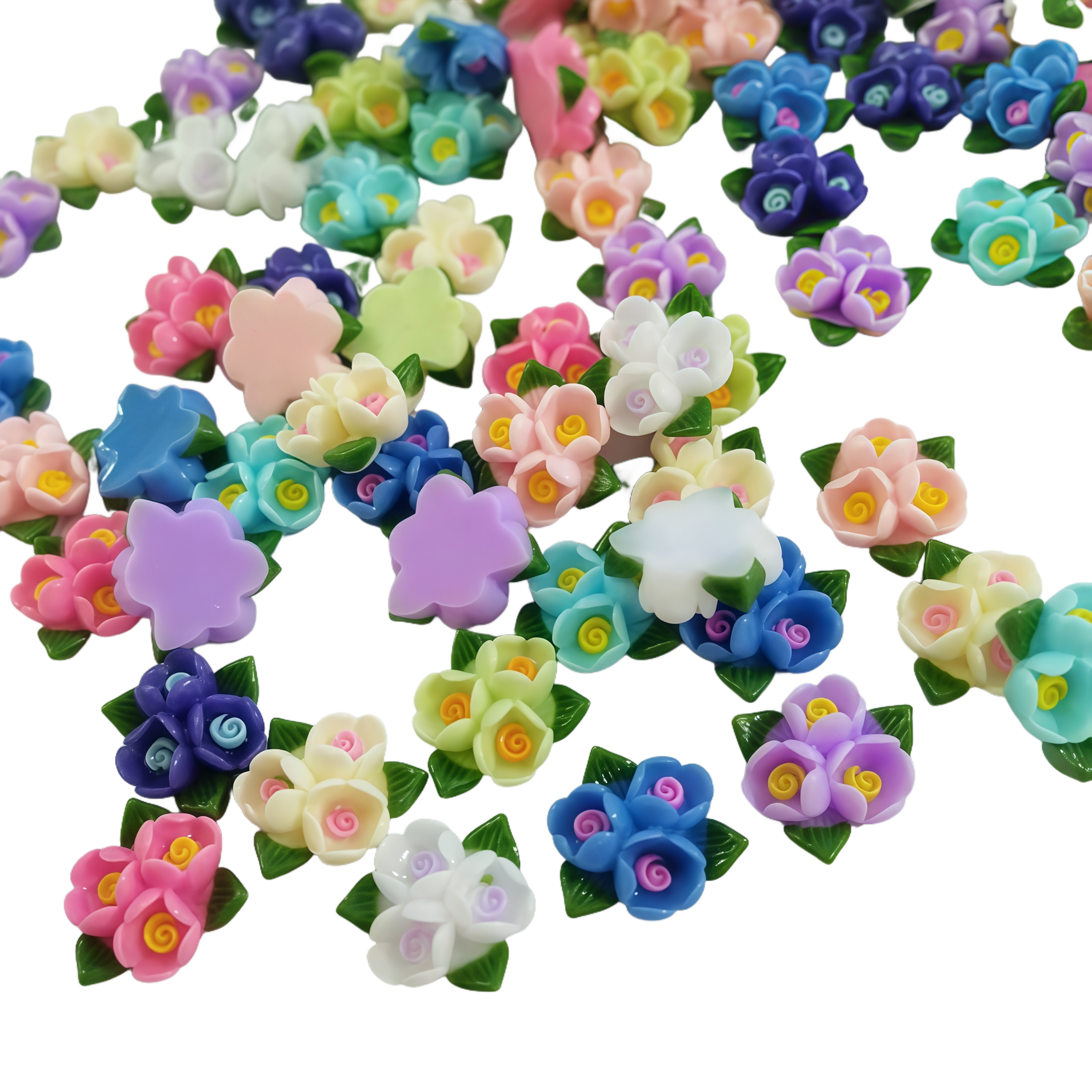 20/50pcs Mixed Resin Mini Colo - Art Craft Rose ulasan dan harga
