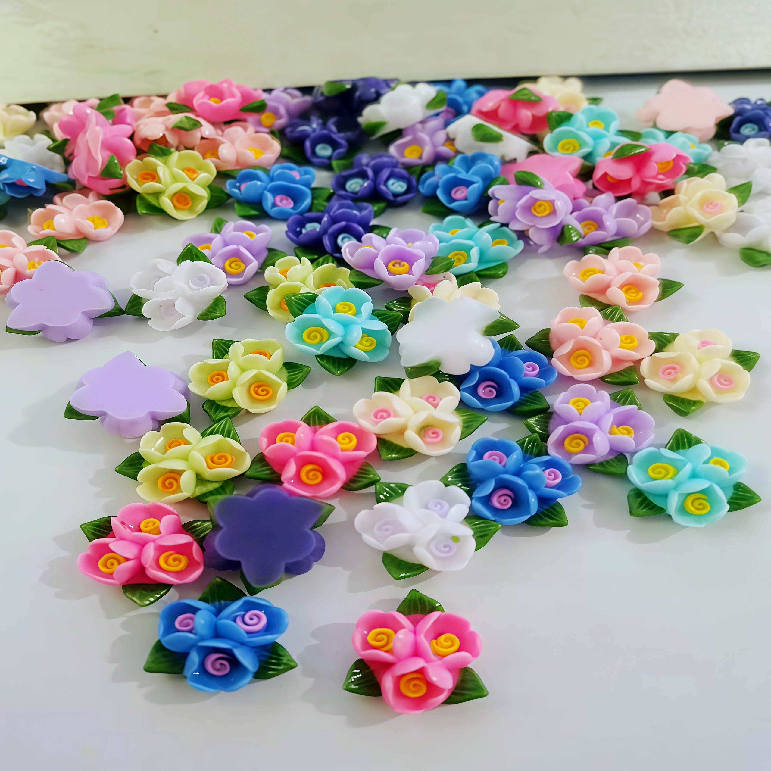 20/50pcs Mixed Resin Mini Colo - Art Craft Rose ulasan dan harga