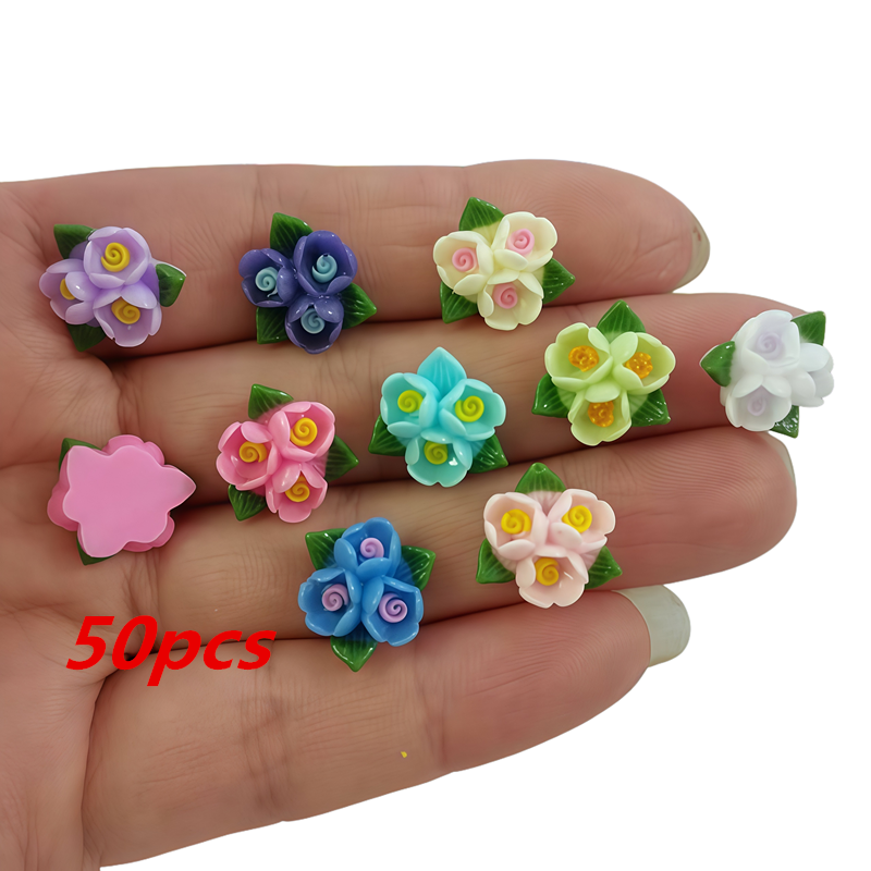 20/50pcs Mixed Resin Mini Colo - Art Craft Rose ulasan dan harga