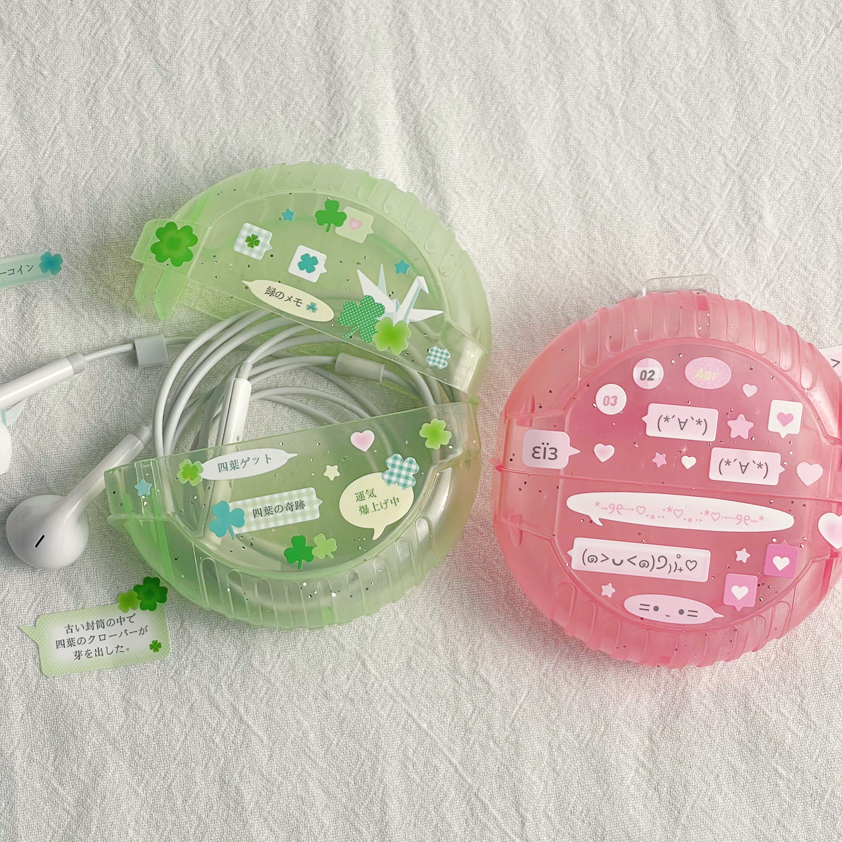 Green four-leaf clover Sticker - Art Craft With Leaves ulasan dan harga