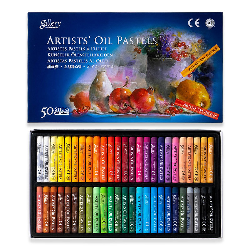 12-50 Colors Oil Pastel Soft S - Chalk Pastel Set ulasan dan harga
