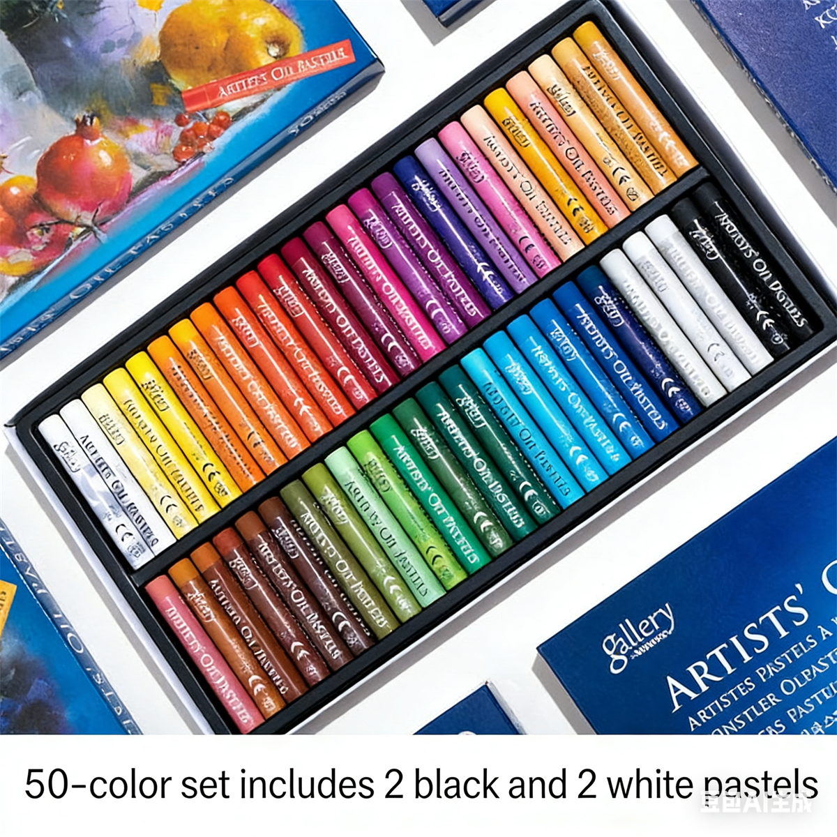 12-50 Colors Oil Pastel Soft S - Chalk Pastel Set ulasan dan harga