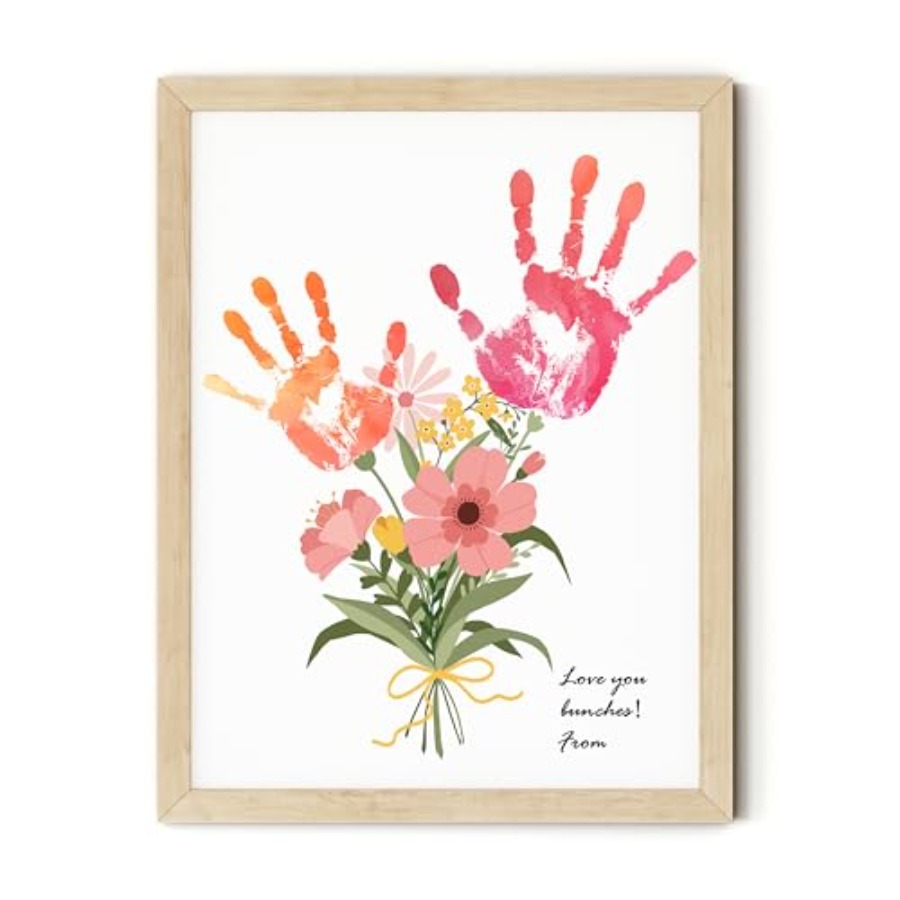 Flower Bouquet Handprint Art C - Art Craft Diy ulasan dan harga