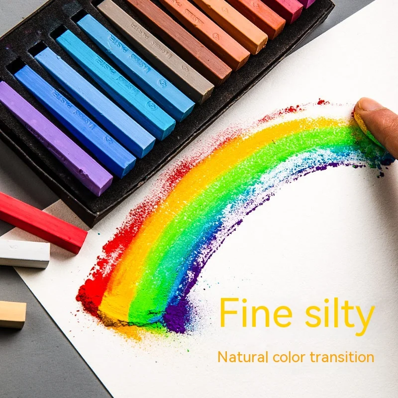12/24/36/48 Colors Colored Cha - Chalk Pastel Set ulasan dan harga