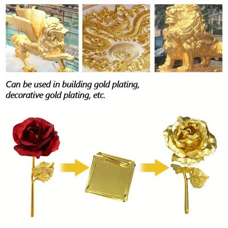 100 Sheets DIY Nail Gold Leaf  - Art Craft With Leaves ulasan dan harga