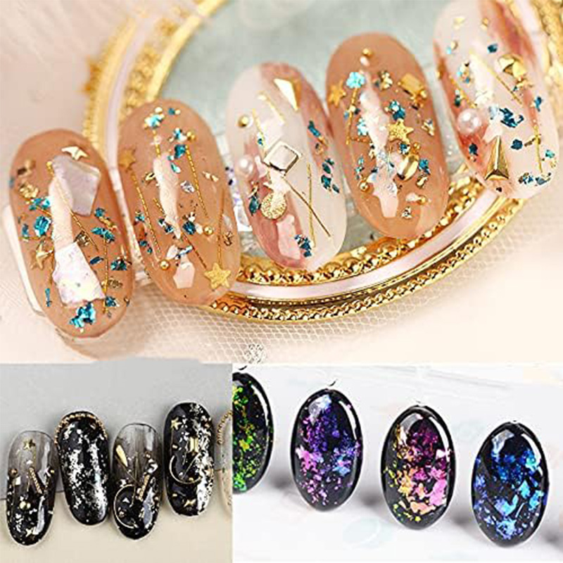 100 Sheets DIY Nail Gold Leaf  - Art Craft With Leaves ulasan dan harga