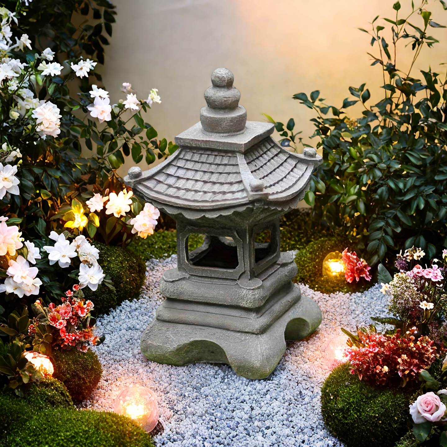 Buddhist Pagoda Lantern, Garde - Art And Craft Independence Day ulasan dan harga