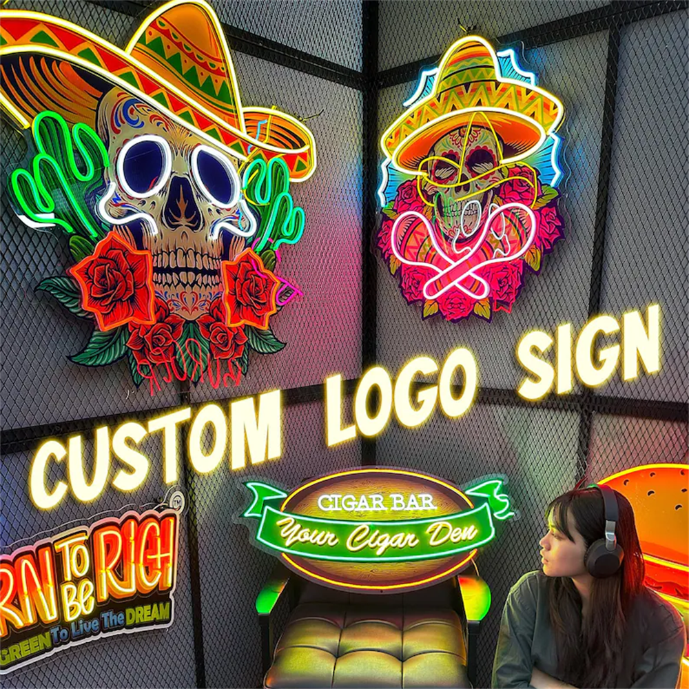 Neon Sign Custom Business Logo - Art Craft Shop ulasan dan harga