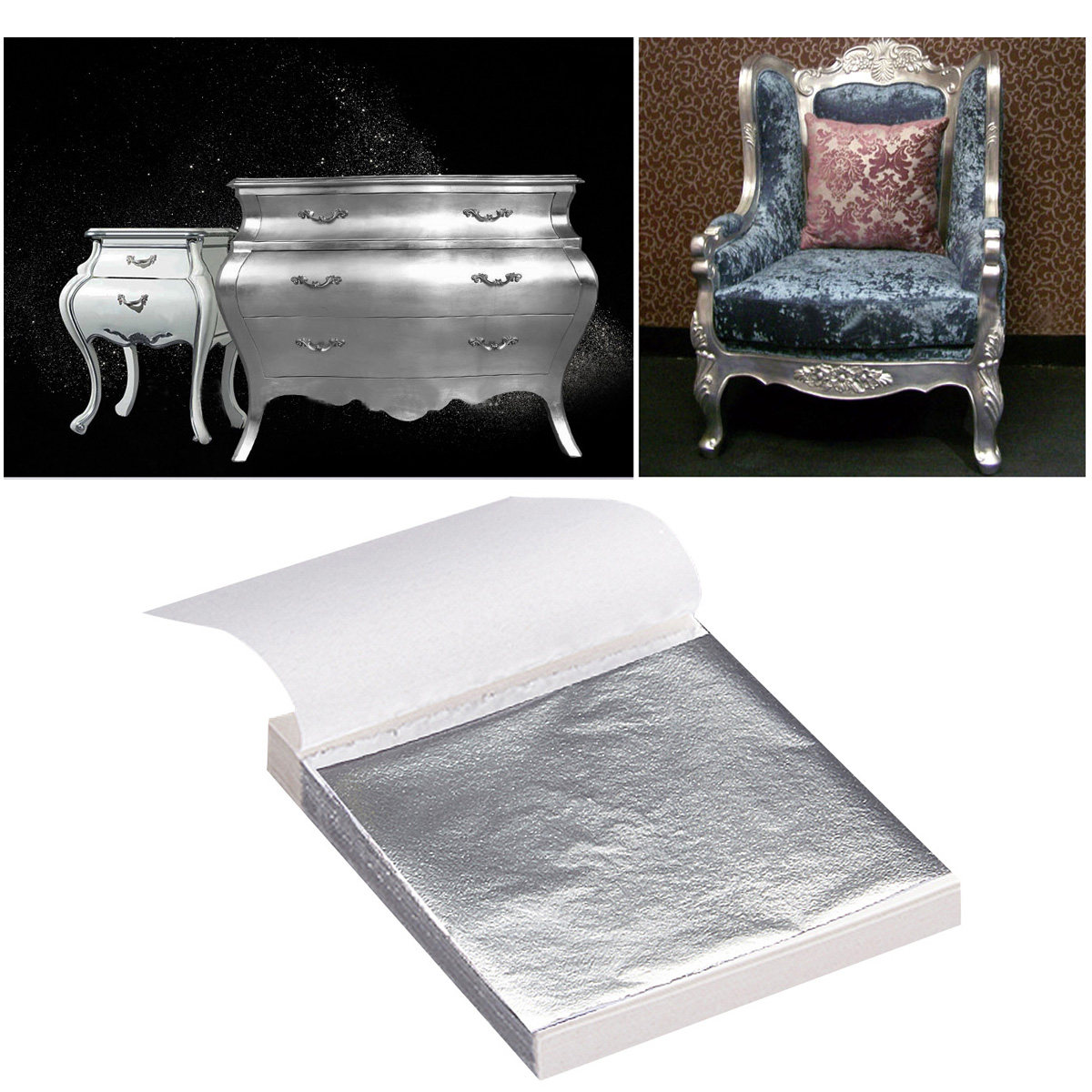 100 Sheets 9x9cm Imitation Sil - Art Craft With Leaves ulasan dan harga
