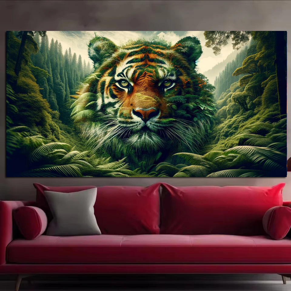 The Tiger Of Jungle Diamond Pa - Art And Craft Jungle ulasan dan harga