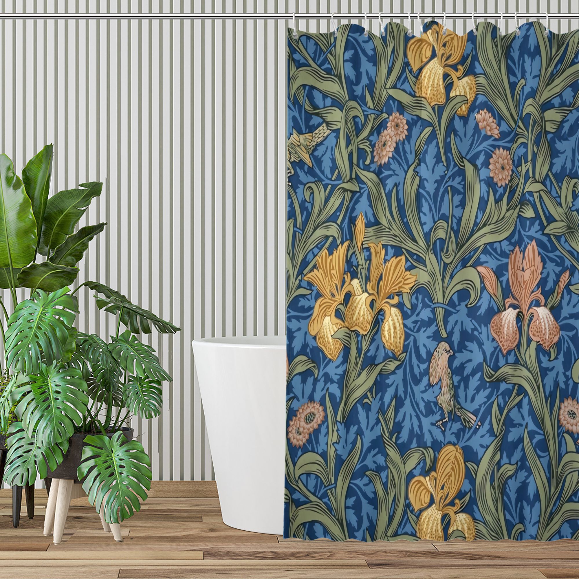 William Morris Iris & Bird Sho - Art Craft William Morris ulasan dan harga