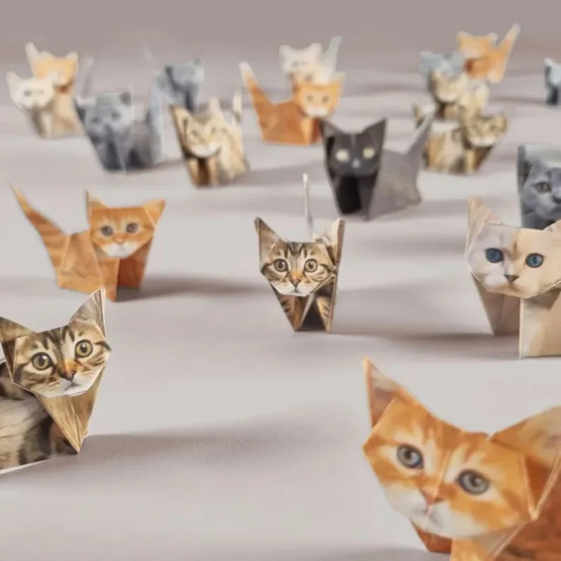Creative DIY Origami Paper Set - Art Craft Cat ulasan dan harga