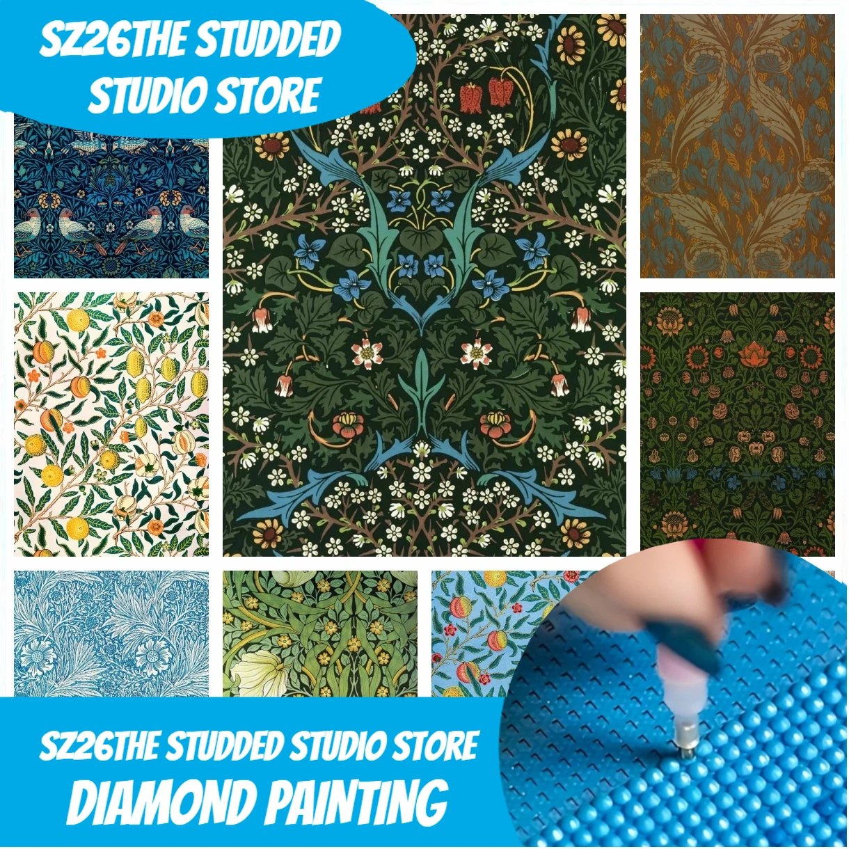 William Morris Museum Vintage  - Art Craft William Morris ulasan dan harga