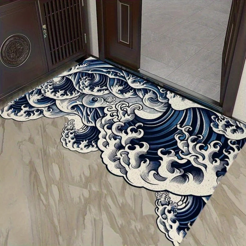 VIKAMA Art Wavy Rug, Abstract  - Art & Craft Valley ulasan dan harga