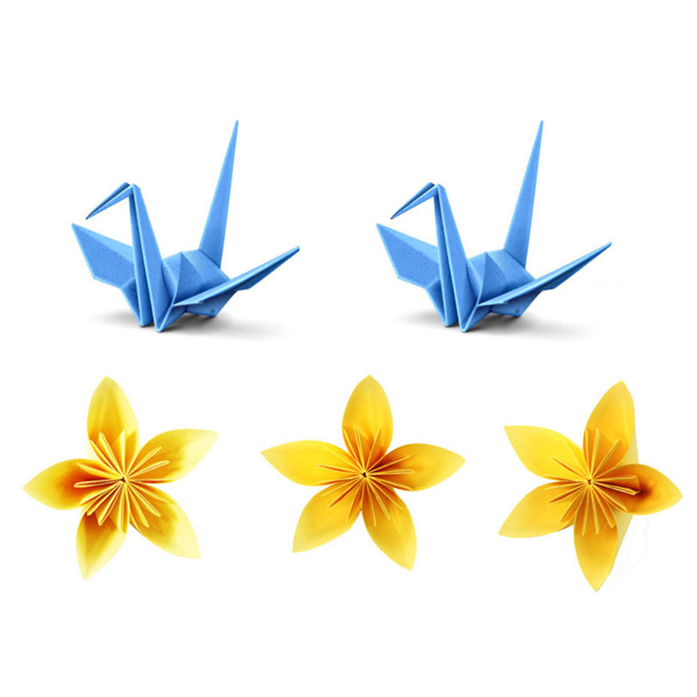 75Pcs Colorful Origami Sheets  - Art Craft Eyes ulasan dan harga