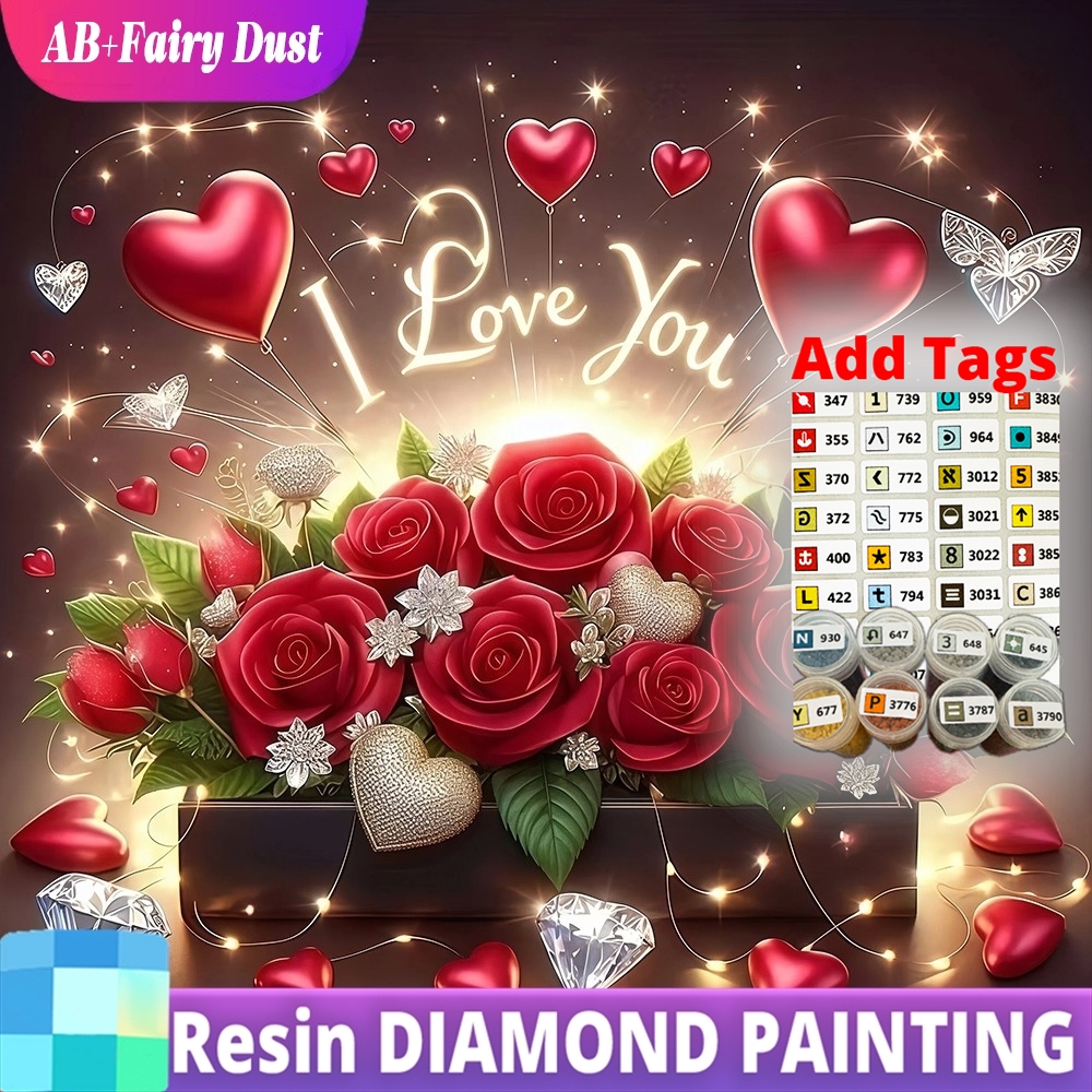 Resin Fairy Dust AB Diamond Pa - Art Craft Rose ulasan dan harga