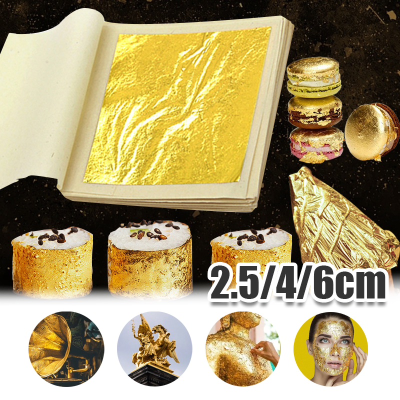 Real 24K Gold Leaf Sheets in 3 - Art Craft With Leaves ulasan dan harga