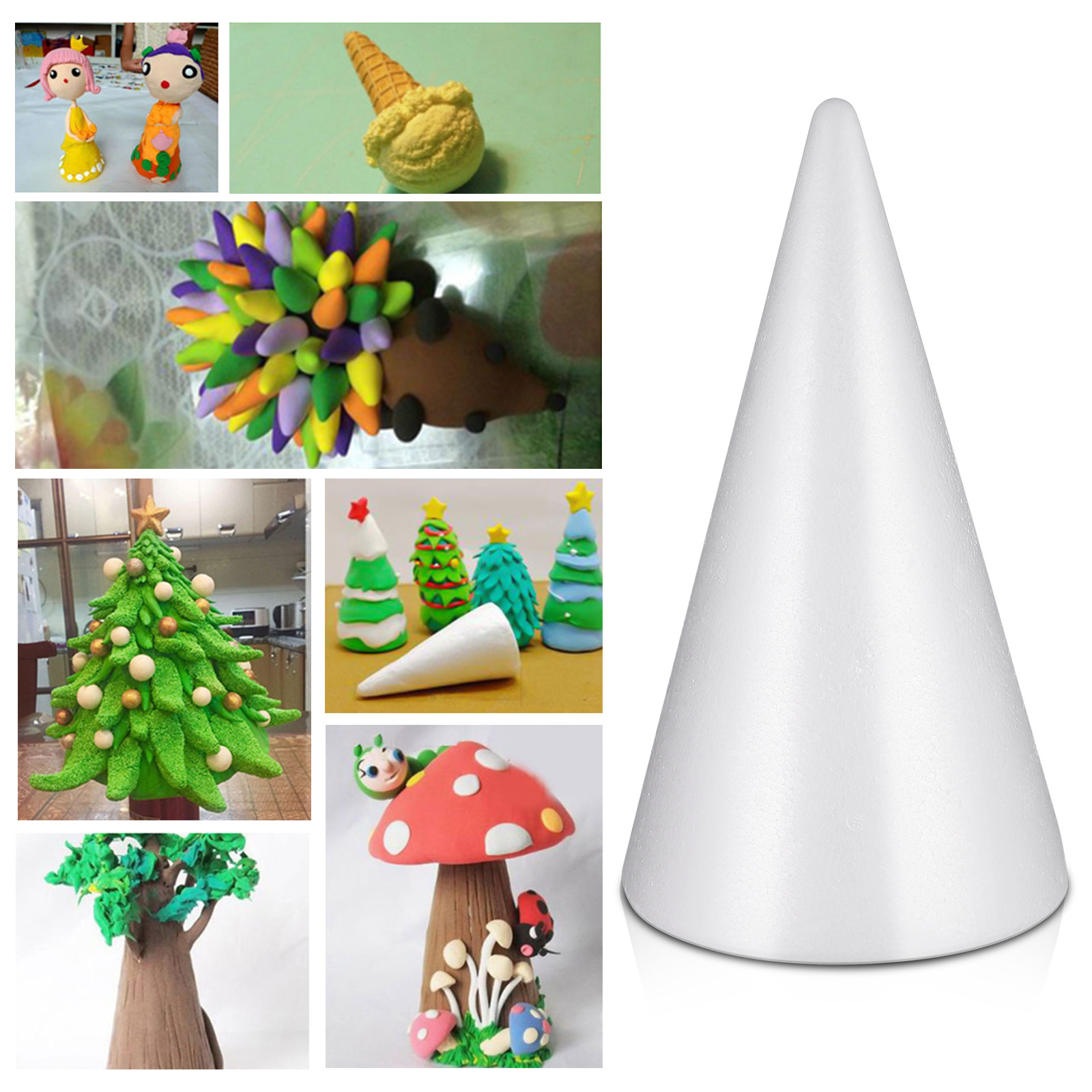 DIY Craft Cone Shaped Foam Con - Art Craft For Preschool ulasan dan harga