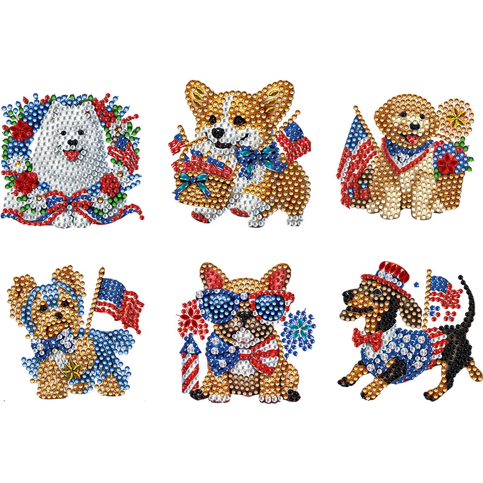 6pcs 2D/flat Acrylic DIY Indep - Art And Craft Independence Day ulasan dan harga