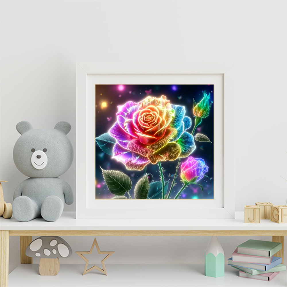 EverShine Diamond Mosaic Flowe - Art Craft Rose ulasan dan harga