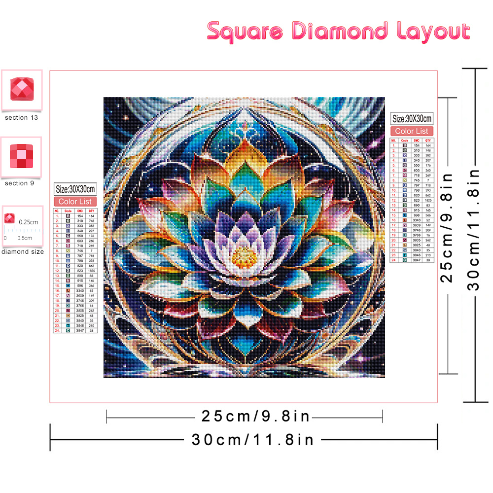 Huacan 5d Diamond Painting Flo - Art Craft Rose ulasan dan harga