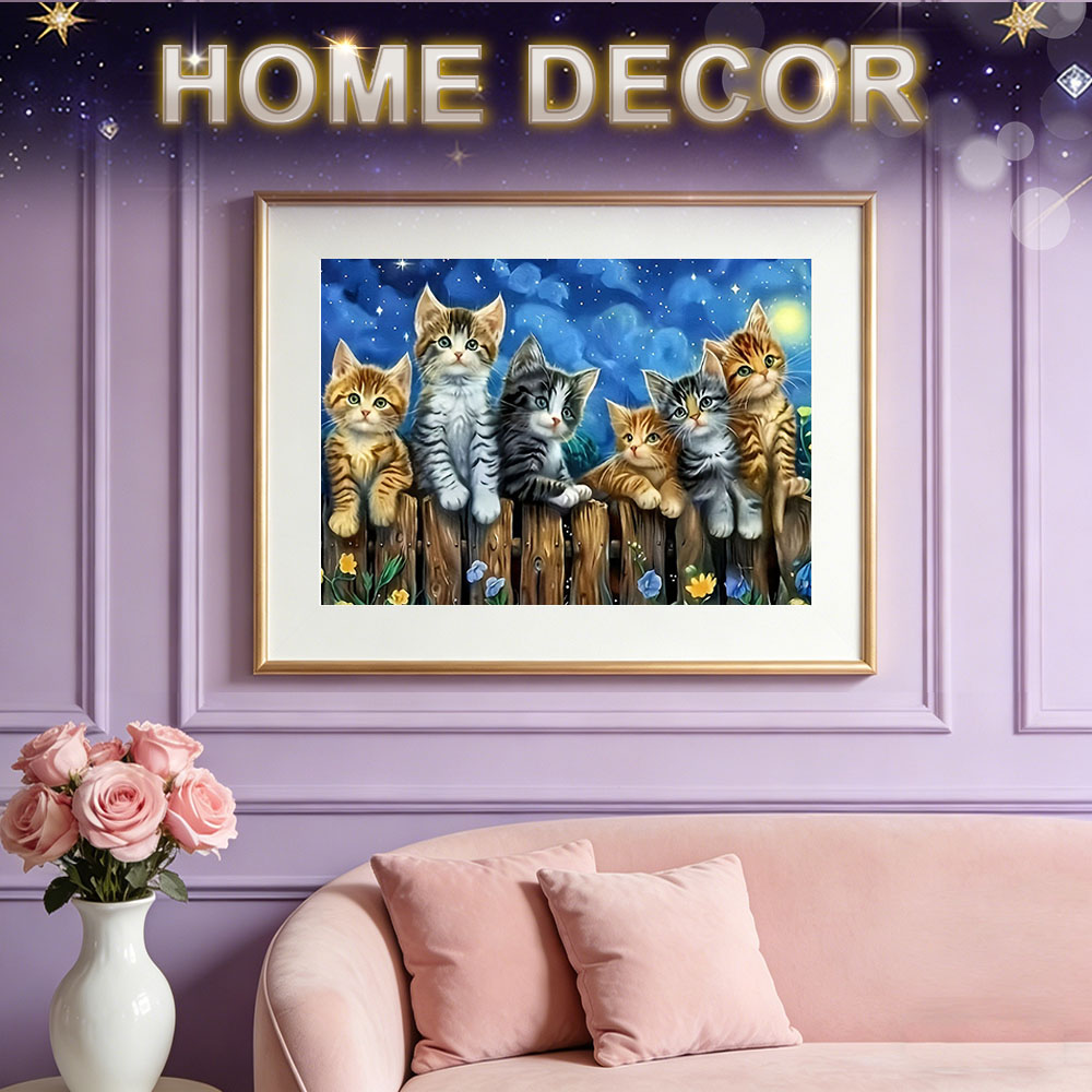 HUACAN Diamond Mosaic Complete - Art Craft Cat ulasan dan harga