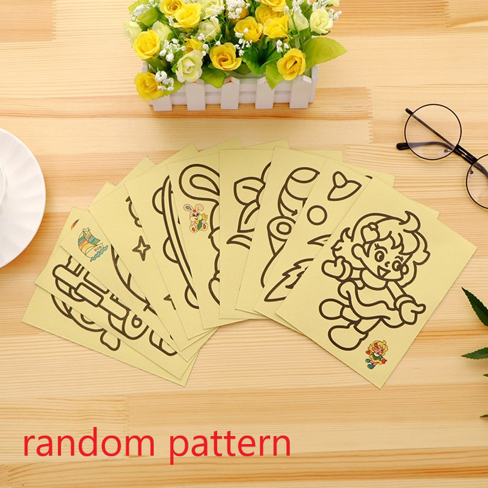 Childrens DIY Sand Art Kit Car - Art Craft For Preschool ulasan dan harga